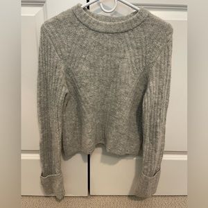 Gray sweater